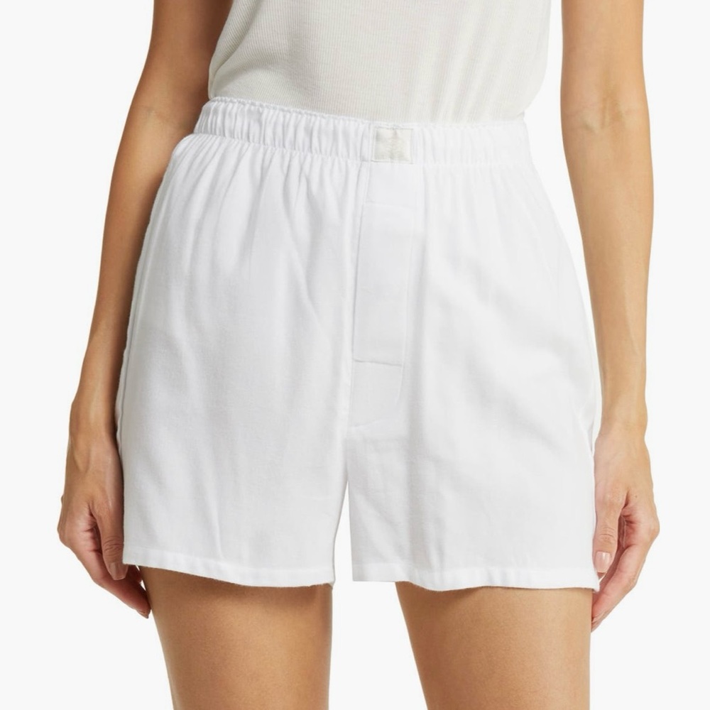 SKIMS Hotel Boxer Pajama Shorts